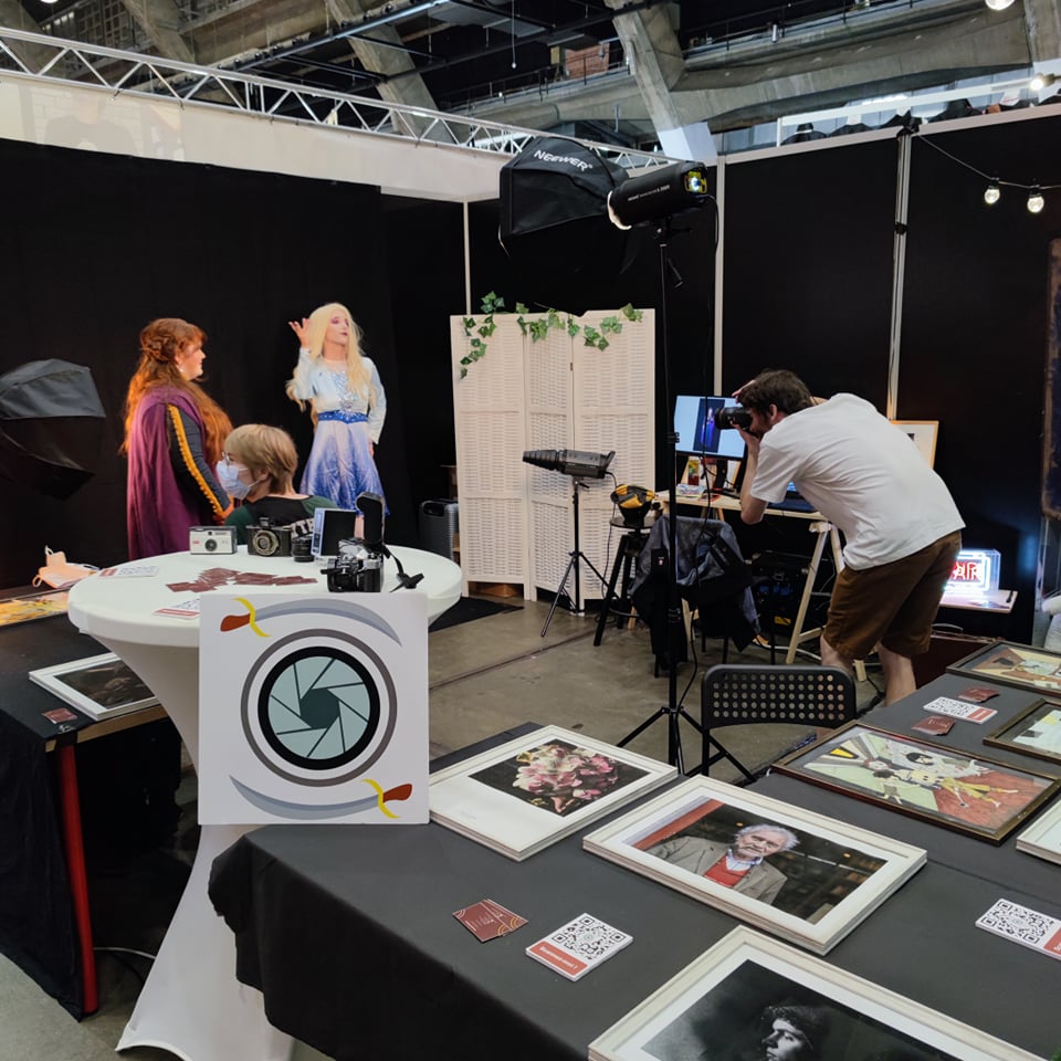 Stand photo sous un autre angle